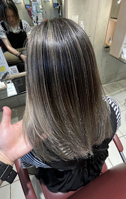 自毛を活かす☆ハイトーンカラー