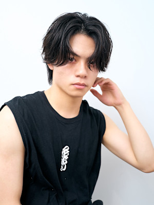 重ためセンターパート