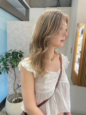 【daichi】#髪質改善#ホワイトベージュ#ブリーチ