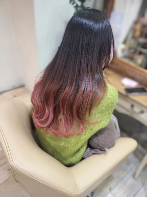 ピンク×グラデーション☆