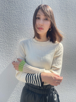 【天神赤坂警固】30代40代大人ボブ/白髪ぼかし/ベージュ