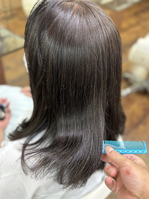 髪質改善×カラー