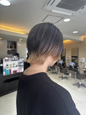 	20代30代大人可愛い★小顔ボブ丸みショートウルフカット