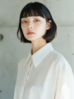 【MICHI 富田店　西村 亜矢】 ショートボブ 20代 