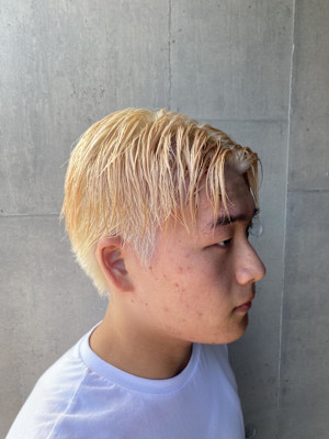 ウルフアッシュブラックカルマパーマベリーショート