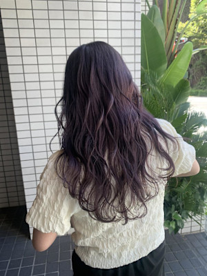 秋冬にぴったり！！ラベンダーカラー