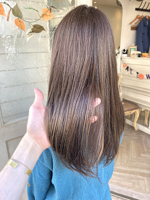 縮毛矯正髪質改善トリートメントで極上のサラサラヘア