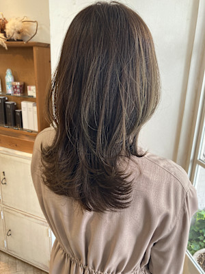 秋冬人気オススメヘアスタイルワンカールレイヤーロング