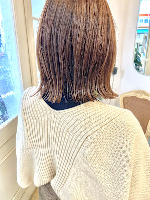 切りっぱなしボブストレート 赤羽池袋板橋十条美容室