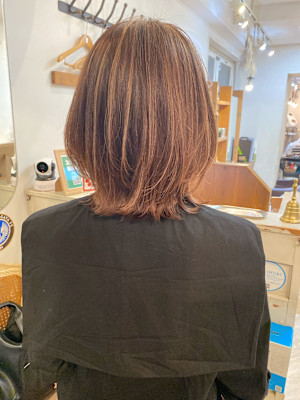 大人可愛い赤羽ミディアムレイヤー駅近美容室