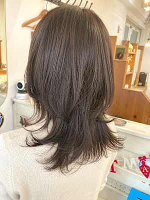 ミディアムレイヤーカット赤羽