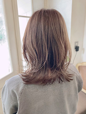 透明感カラーツヤ髪スタイル赤羽駅近美容室