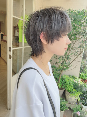 赤羽ウルフカット2024人気艶カラー