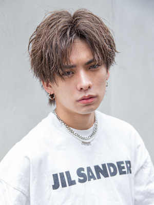 【小久保style】韓国マッシュニュアンスパーマグレーベージ