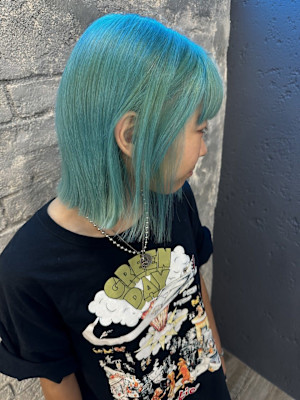 ミントグリーンイルミナカラー池袋