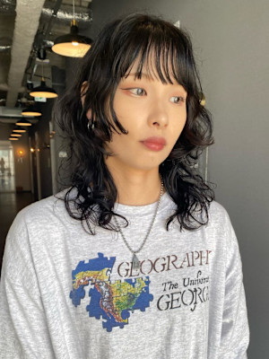 《kitin吉祥寺》ウルフレイヤー　パーマ　ウルフパーマ