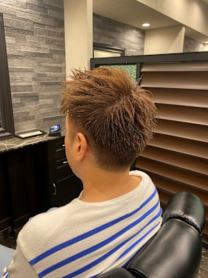 ツーブロックショート