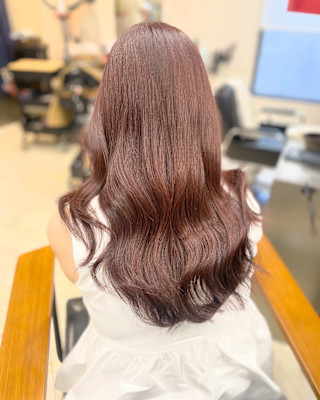 韓国巻き/チェリーカラー/ピンクカラー