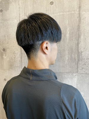 マッシュ×ツーブロック