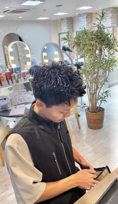 CREA阿部【秦野　スパイキーショート　パーマ】