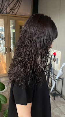 ロング ブラウンカラー