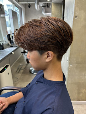 miu&宇都宮良太　センターパート×ニュアンスパーマ