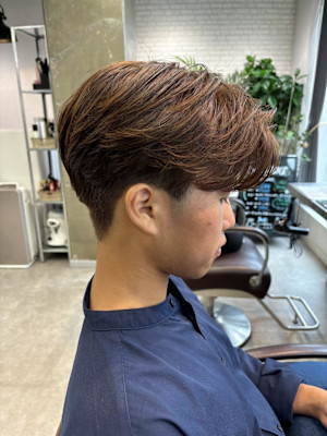 miu&宇都宮良太　センターパート×ニュアンスパーマ