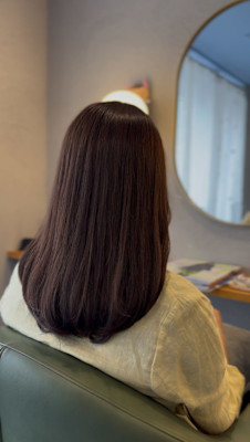 #フェミニンロング　#ココアベージュ　#ショコラベージュ