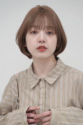 ボブ×ナチュラルブラウン