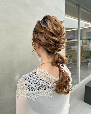 お呼ばれアレンジ