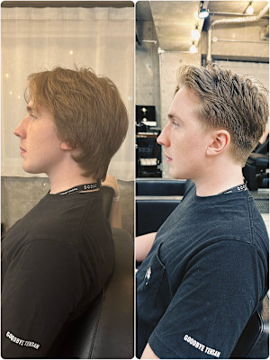 カットだけで大変身！三軒茶屋 RYUKI メンズカット