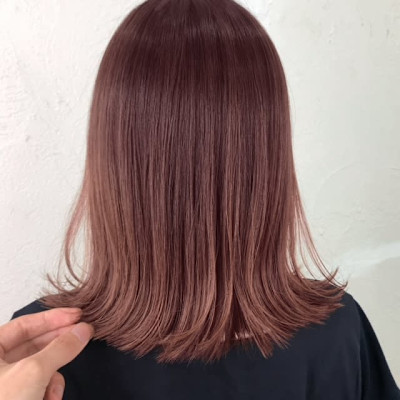 ブラウン系カラー/外ハネボブ