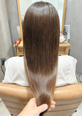 水素髪質改善ケアカラー☆