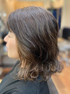 インナーカラーパーマ