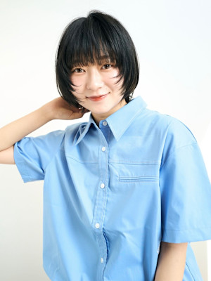 ショート/マッシュショート/ニュアンスパーマ/ハイトーン[原