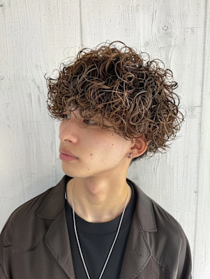 デザイン パーマ メンズ 松原