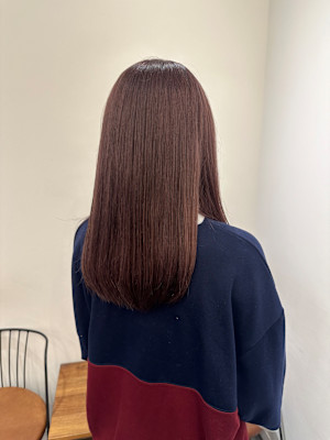 池上 イルミナカラー 髪質改善 ピンクブラウン♪