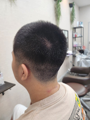 メンズカット/パーマ/グレイカラー/鎌取駅/韓国風/白髪染め