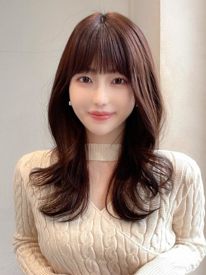 30代/40代/レイヤーカット/前髪/イメチェン/韓国ヘア