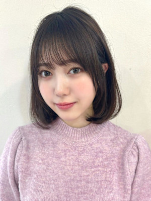 ボブ/ヘルシースタイル/ベージュ/髪質改善