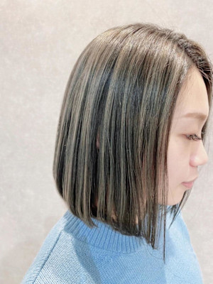 ハイライト×グレージュ