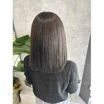 透明感アッシュカラー