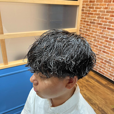 シャドウパーマ×マッシュ