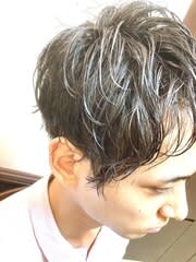 くせ毛風　パーマスタイル