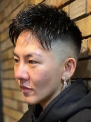 カジュアルフェードカットスタイル