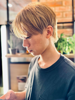 【色気】センターパートウルフ