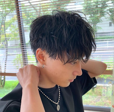 メンズ　マッシュ　ナチュラル