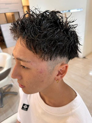 メンズツイストスパイラルパーマ