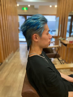 お客様髪質改善データ1455（オーシャンブルー）