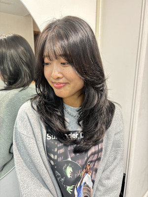 レイヤーカット/海外風レイヤーカット/ザクザクレイヤーカット